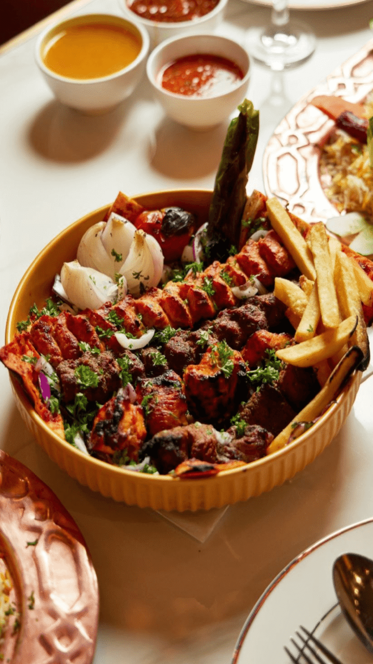 AlDar Lounge digital menu on mobile